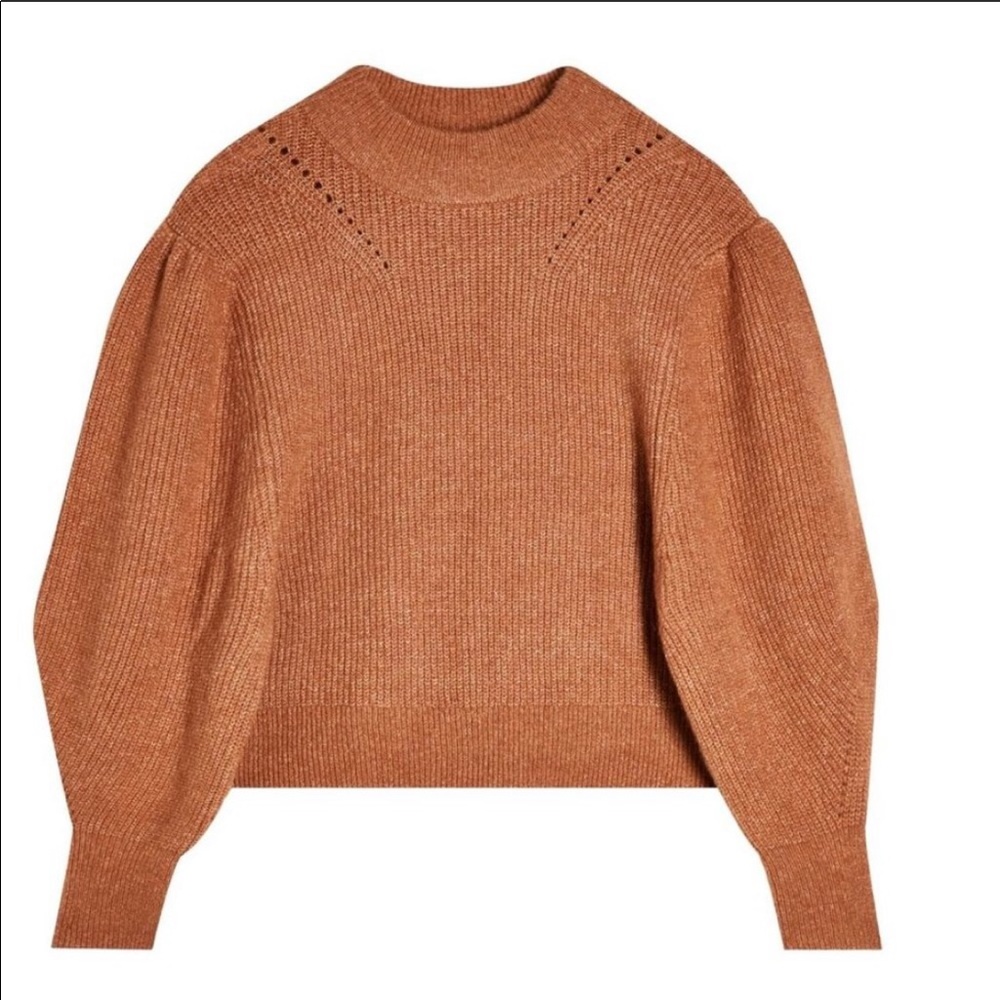 NWT Topshop Supersoft Volume Sleeve Sweater - Picture 3 of 5